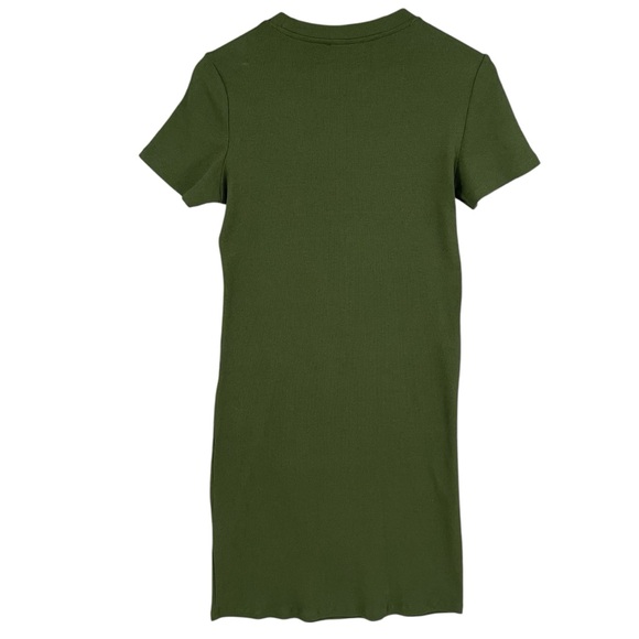 Zara Ribbed Fitted Bodycon Dresss - Picture 3 of 9